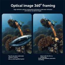 Dive Case for Insta 360 X4 Waterproof Housing Cover Invisible Diving Case Underwater 50M Dive Shell Accessories