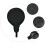 1St Draagbare Camping Pan Opbergtas Multifunctionele Zwart 6