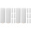 24Pcs White Sponge Paint Roller Set for Home Wall Painting Tool 4