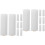 24Pcs White Sponge Paint Roller Set for Home Wall Painting Tool 6