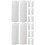 24Pcs White Sponge Paint Roller Set for Home Wall Painting Tool 7
