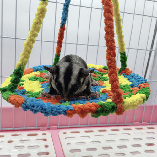 Woolen Yarn Small Pet Hanging Hamster Hammock Nest Comfortable Bed 2