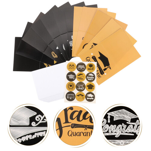 Present Giving Greeting Card Assorted Color 12pcs 4.7x7.1in 2
