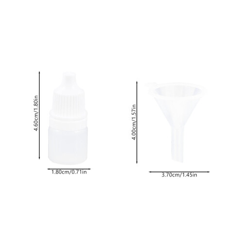 12 Stuks Uitknijdbare Plastic Oogdruppelflessen 3 Ml 1