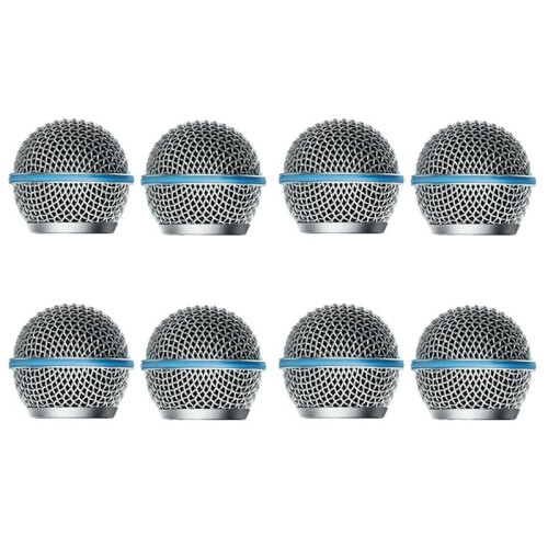 8PCS Microphone Grill Mic Grille Replacement Mic   Mesh for  Beta58A SM58 Pgx24 Slx24