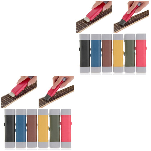 2Pcs Guitar Strings Derusting Pen Multi-Color Cleaner and Lubricant 2