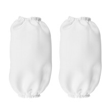 1Paar Wasserfeste Kinderarmärmel Aus Weißem Polyester Für Zuhause