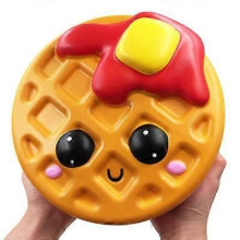 Χαριτωμένα παιχνίδια Jumbo Waffle Squishy για παιδιά