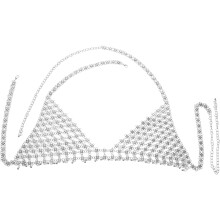 1St Hohler Kettenhalsband Bikini-Bh Strandparty Körper-Schmuck Frauen