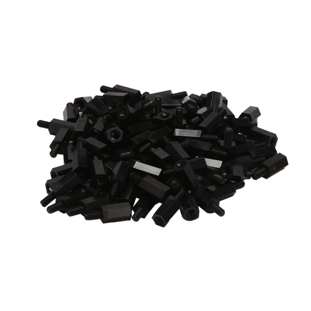 100 Pcs M3 10Mm+6Mm Nylon Spacer Hex Stand-Off Pillar Hex Spacers Standoffs Assorted Kit For Motherboard 4712380869387