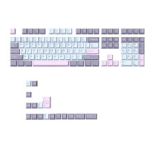 125 Keys PBT Double Shot Keycaps Set Key Caps Height for MX Mechanical Gaming Keyboard , Type-B