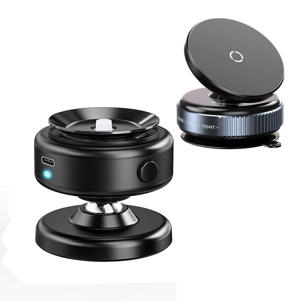 Magnetic Car Phone Holder With 360 Rotation And Vacuum Suction Cup For Dashboard 9073542422532