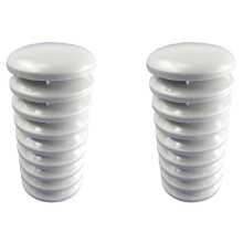 2X White Outer Shield for Thermo Hygro Sensor, Spare Part for Weather Station (Transmitter / Thermo Hygro Sensor)