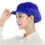 Blue Lightweight Chef Hat Breathable Mesh Protective Cap for Women 7