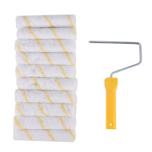 11 StüCk 6-Zoll-SchaumwalzenbüRsten-Kit Farbroller-NachfüLlpackungen Farbroller-Abdeckungen Home Repair Farbroller-Kits