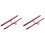 4Pcs Red 15 Inch 11 LED Trailer Light Bar Sealed Stop Turn Tail Park Third 3Rd Brake Light 1