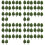 80Pcs Plastic Green Landscape Trees for Architectural Model Scenery 7
