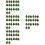 80Pcs Plastic Green Landscape Trees for Architectural Model Scenery 9