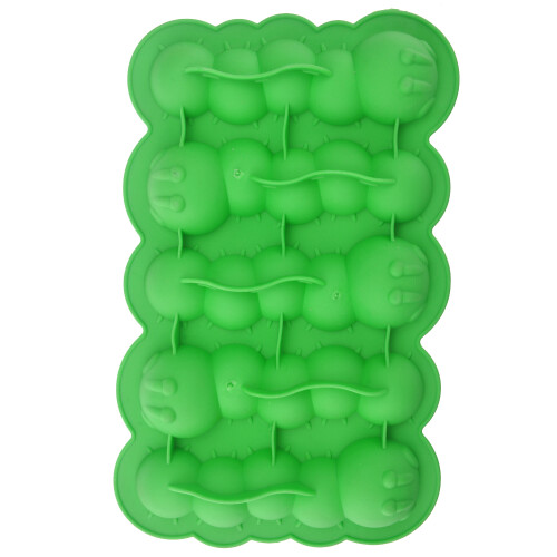 Eiskasten Grün Caterpillar Förmige Eiswürfelform Für Eisball 2