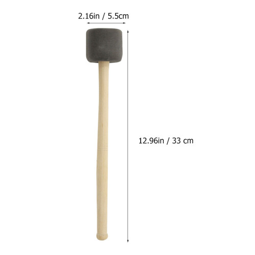 2 Stuks Drumstok Mallet Houten Handvat Percussie Accessoire 1