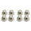 8 Pcs Car Auto Rear Tail Light Lamp Bulb Socket Holder for  7 Series X5 E53 E70 E65 X3 E83 White 1