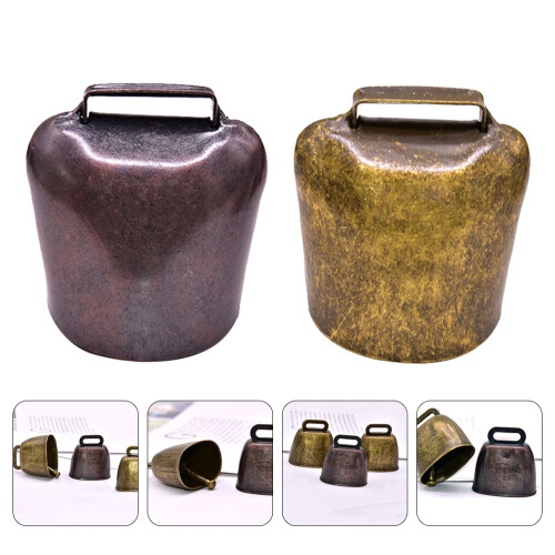 2pcs Round Bell Accessory Iron Elegant For Sheep And Farmers 1