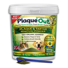 PLAQUE OUT 450G Gum Care for Dogs, Cats. Tartar, Plaq & Breath