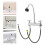 Rotatable Silver Dual-Handle Kitchen and Rv Bar Sink Faucet 10