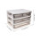 Toiletartikelen Organizer Lade Wit Pp+ps Opberghouder 2