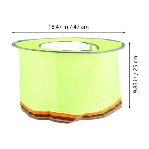 Sunshield Hard Hat Outdoor Work Fluorescent Yellow 1pack 1