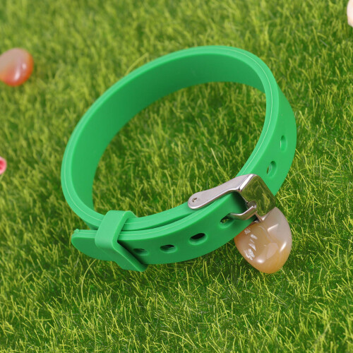 Solid Color Siliconen Polsband Voor Kinderen (Groen) 2