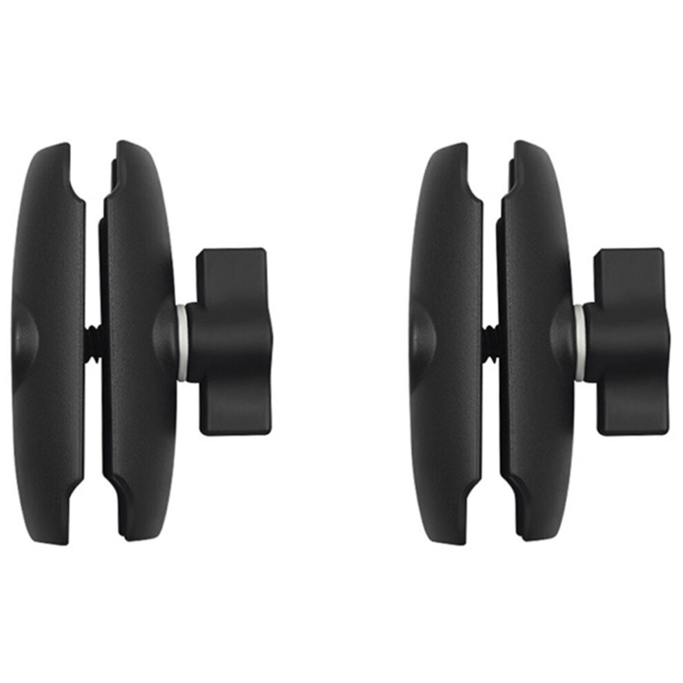 2X Aluminium Alloy Arm 9Cm Double Socket Arm With 1 Inch Base Mount Motorcycle Camera Extension Arm 6033382767074