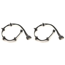 2X 15Pin Power Supply Splitter Cable Hard Drive 1 Male to 5 Female Extension Power Cord for DIY PC Sever