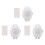 3X PIR Infrared Motion Sensor Detector DC5-24V Auto  Off Timer  Home LED Light(White) 1