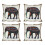 4X Indian Decorazione A Forma di Cuscino per Cuscino da Tiro in Cotone E Lino 1