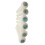 36X Guitar Bone Bridge Pins med 5,3 mm Position Abanlone Dot för Utbyte Av Akustiska Gitarrdelar 3