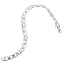Männer Chunky Kette Armbänder Retro Schmuck Aus Titan Stahl Silber