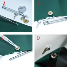 200 Pièces 15mm Housse de Bateau Toile Acier Inoxydable Attache Pression Clip Auvent Bouton Rivet Accessoires de Matériel