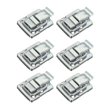 12X Metal Snap Finish Suitcase Suitcase Lock 30X43mm Silver