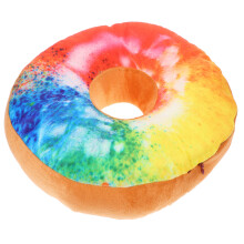 Rundes Kissen Schaumstoff Doughnut Sofa Dekokissen Bunt