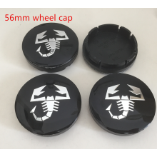 Ζάντα αυτοκινήτου Abarth,,Μαύρο καπάκι 56mm 2