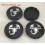 Ζάντα αυτοκινήτου Abarth,,Μαύρο καπάκι 56mm 2 1