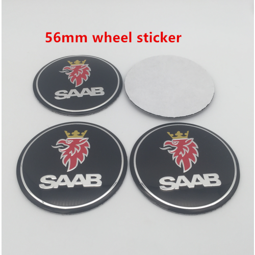Saab, μαύρο αυτοκόλλητο 56mm