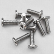 80 Pcs Screw Post Fit for 5/16Inch(8mm) Hole Dia Male M6X20mm Female M6X18mm Belt Buckle Binding Bolts Leather Fastener