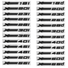 3D ABS XDrive 20i 25i 28i 30i 35i 40i 48i 50i, xDrive 20i, Γυαλιστερό Μαύρο