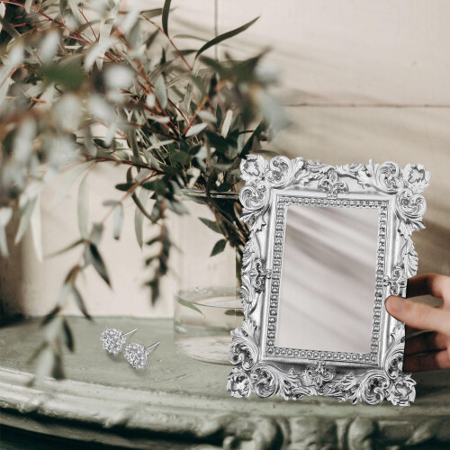 1Set Handheld Foto Frame Decoratie Retro Stijl Mini Lijsten 2