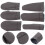 Sewing Finger Covers Leather Finger Protector Beige 6pcs 3