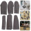 Sewing Finger Covers Leather Finger Protector Beige 6pcs 11