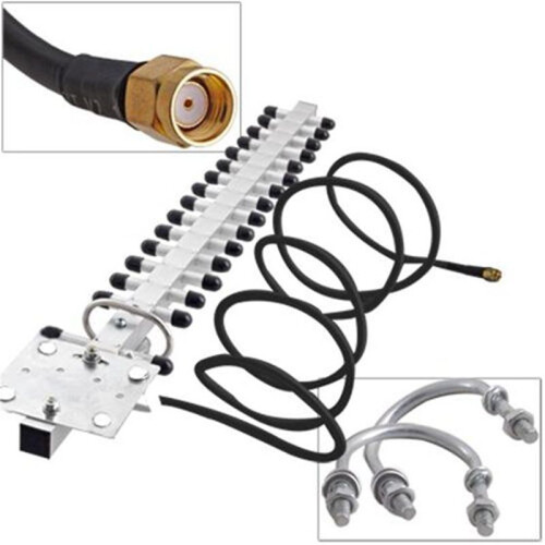 4X Richtfunk Yagi Antenne 2.4Gue6DBI-18DBI RPMA Wireless W-Lan 1