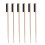 6Pcs Bird Cage Cleaning Brushes Wooden Handle Narrow Design Practical 3